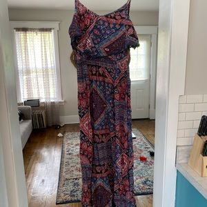 Patterned Maxi Dress